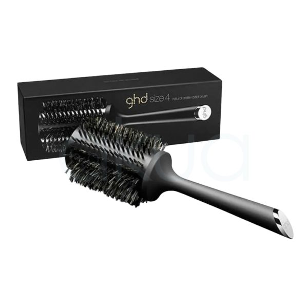 Cepillo cerdas Naturales Bristle 55mm ghd desenredante para el cabello en color negro H2o Akua