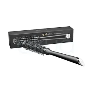 Cepillo cerámico GHD 25mm color principal negro con detalles plateados H2o Akua