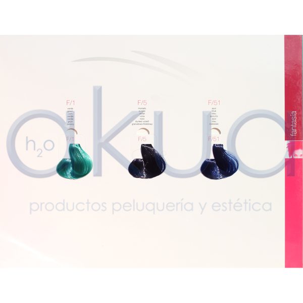 Tinte Violett Alcantara Outlet el color predominante tanto en el envase como en el tubo es rojo o azul y el tapon es transparente H2o Akua