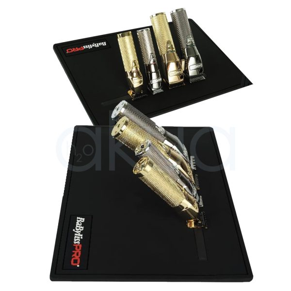 Alfombrilla magnetica herramientas para barberia Babyliss pro en acabado negro hasta 4 cortapelos H2o Akua