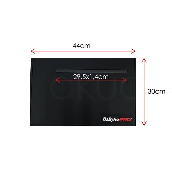 Alfombrilla magnetica herramientas para barberia Babyliss pro en acabado negro hasta 4 cortapelos H2o Akua