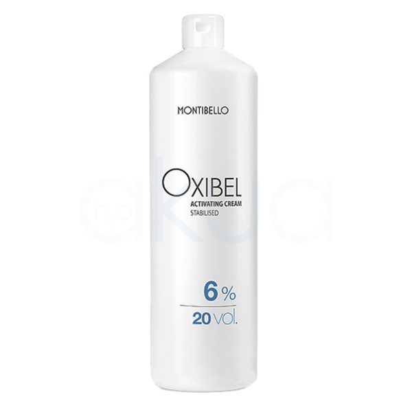 Oxigenada 20Vol Oxibel cream 1000ml Montibello crema activadora H2o Akua
