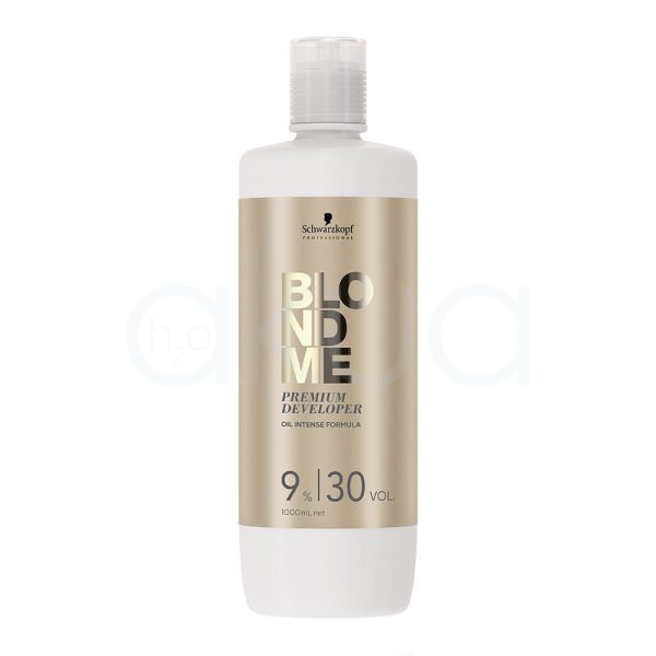 Oxigenada Blondme Premium Developer 9% 30Vol Schwarzkopf 1000m loción activadora H2o Akua