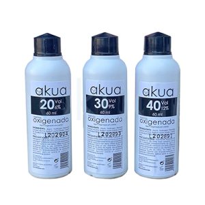 Oxigenada 60Vol H2oAkua combina con cualquier decoloracion