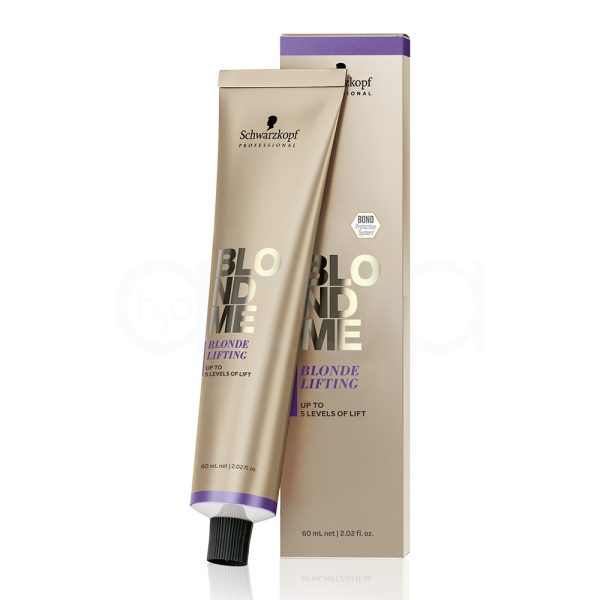 Tinte Blondme Lifting aclaracion rubios 60ml Schwarzkopf hasta 5 niveles de aclarado H2o Akua