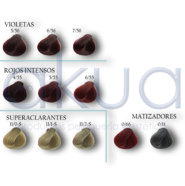 Tinte Revirel Outlet el color predominante es el gris oscuro como color de fondo principal, letras grandes en color rosa, detalles, tapa y logotipos del tubo en color blanco H2o Akua