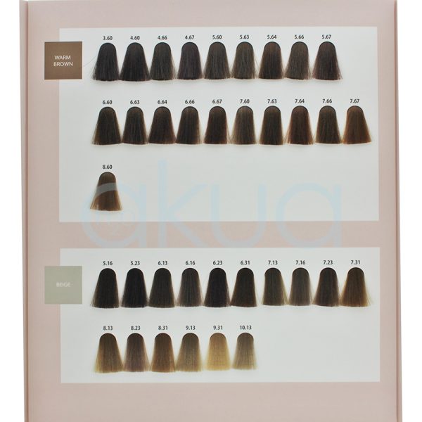 Tinte Cromatone Montibello OUTLET el color predominante en la imagen es burdeos o vino tinto con acabado brillante, presente tanto en el tubo como en la caja del producto. Los textos y detalles están impresos en blanco H2o Akua