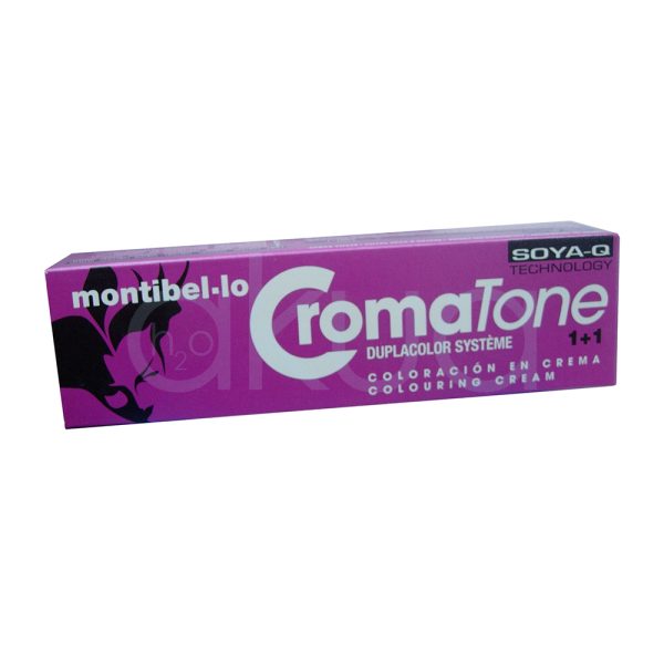 Tinte Cromatone Montibello Outlet en caja y tubo rosa H2o Akua