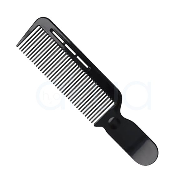 Peine Barbero Ragnar 07364/50 de color negro brillante en toda su superficie H2o Akua
