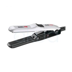 Plancha Mini Baby Crimp Babyliss pro en color predominante blanco y placas en negro H2o Akua