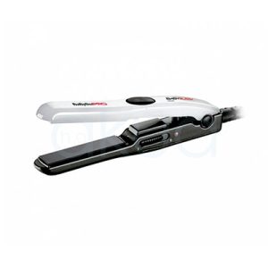 Plancha Babysleek lisa Babyliss pro El color predominante es blanco y placas en negro H2o Akua