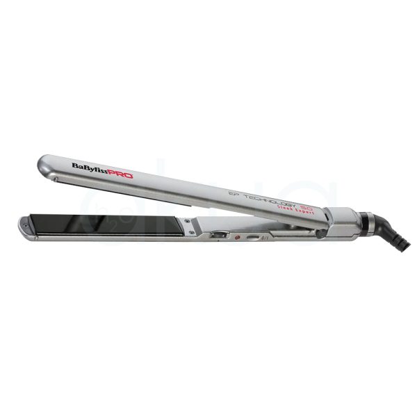 Plancha Sleek Expert BAB2072EPE en color plata con las placas en color negro H2o Akua