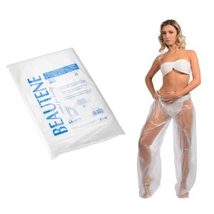 Bolsa 25 pantalones tratamientos estéticos se presenta en bolsa de color predominante blanco con descripción en letras azules H2o Akua