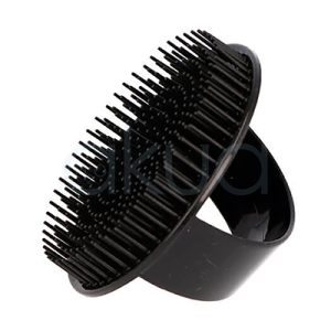 Cepillo masajeador colores cepillos manuales de silicona en colores llamativos (fucsia, verde, negro y lila). Estos cepillos están diseñados para uso profesional en peluquería. H2o Akua