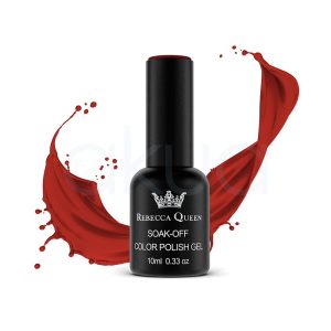 Esmalte semipermanente gel Akua color brillo 10ml. El frasco es de color negro mate y tiene una tapa alargada H2o Akua