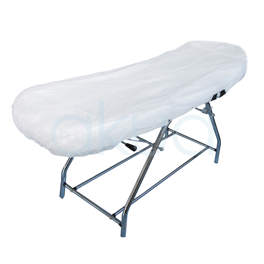 Funda camilla desechable 20gr H2oAkua el color predominante es blanco.