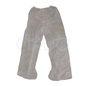 Pantalon preso TNT 40gr individual desechable H2oAkua cubre las piernas del usuario durante sesiones de presoterapia, manteniendo una barrera entre la piel y el equipo, lo que mejora la higiene y evita contacto directo con la máquina.