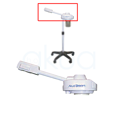 Cuerpo repuesto vapor ozono H2oAkua. El color predominante del repuesto es blanco.