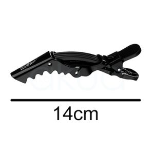 Pinza separadora Dragon 14cm Eurostil De color negro brillante, con diseño curvo, dentado y resorte metálico. H2o Akua