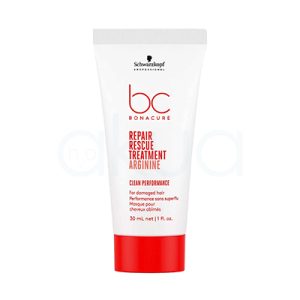Serum Repair Rescue Fit Ends Bonacure 30ml. El envase es principalmente blanco con detalles en rojo en la base y en el texto del frontal.H2o Akua